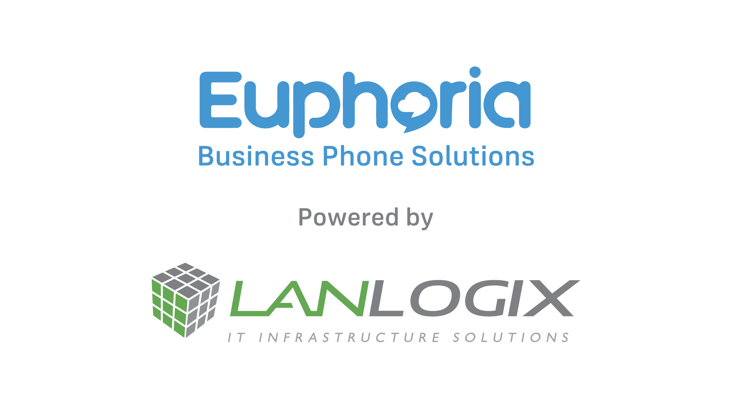 Euphoria Telecom logo with LanLogix Logo below it
